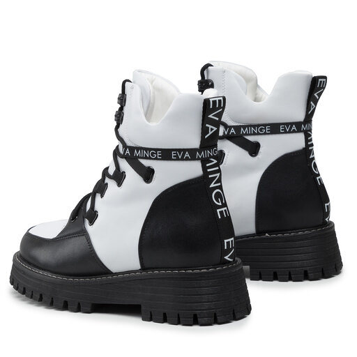 Členková obuv Eva Minge EM-55-10-001346 Biela