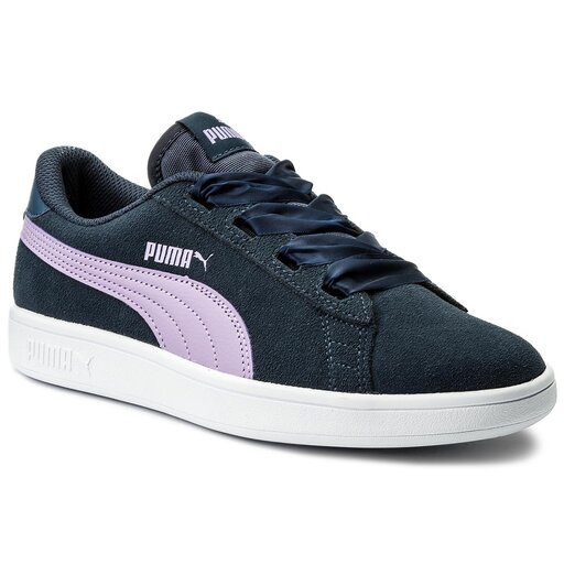 Zapatillas Puma Smash V2 Ribbon Jr 366003 03 Azul marino zapatos.es