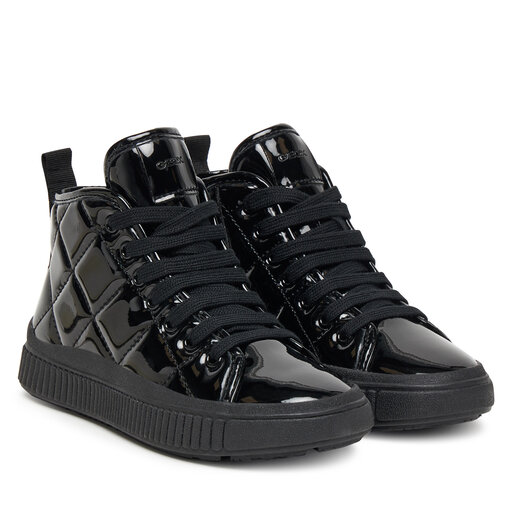Sneakersy Geox J Laquinny J56M3F 000HH C9999 S Czarny