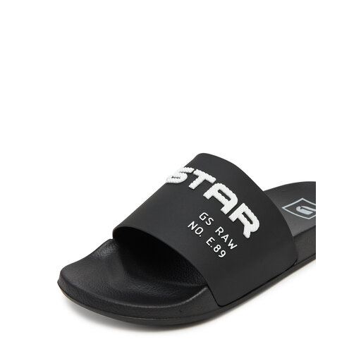 Šlepetės G-Star Raw SS25-3C096-W Juoda | eavalyne.lt