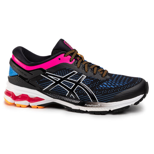 Chaussures de running Asics Gel Kayano 26 1012A457 Noir chaussures