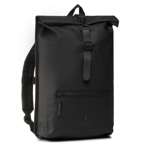 Mochila Rains Roll Top Rucksack 1316 Negro