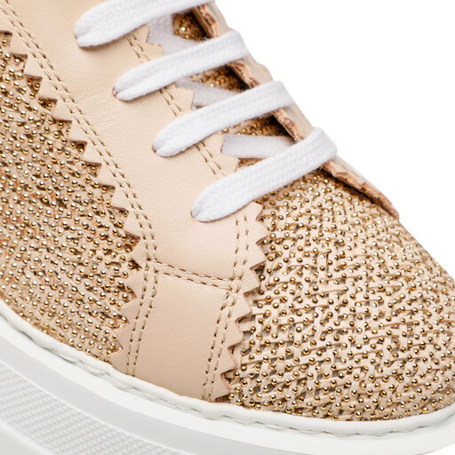 Sneakersy Casadei 2X913U0701C18033301 Beżowy | eobuwie.com.pl