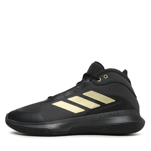 Adidas basketball shoes black and gold cheap