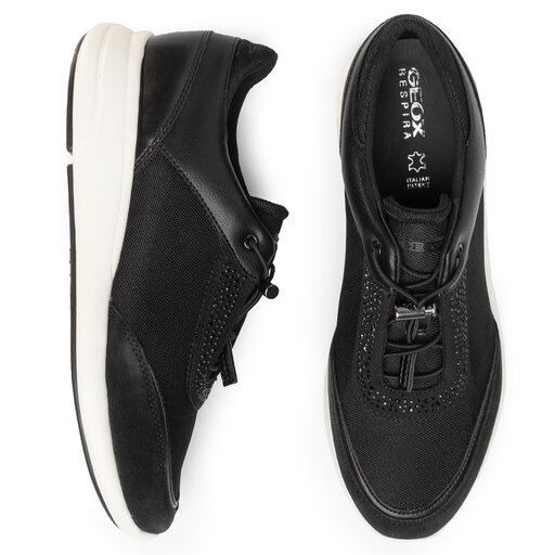Sneakers Geox D Ophira C D021CC 01454 C9999 Noir