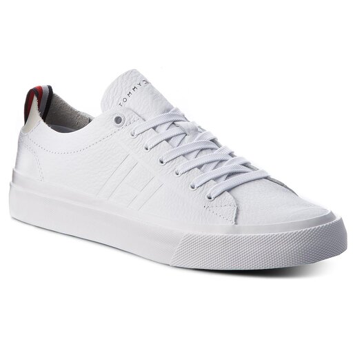 Tommy hilfiger unlined low cut leather sneaker discount