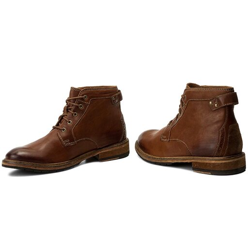 Botas Clarks Clarkdale Bud 261277807 Dark Tan Leather zapatos.es