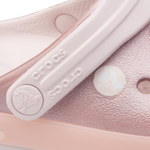 Pantoletten Crocs Crocband Ice Pop Clog K 205793 Barely Pink