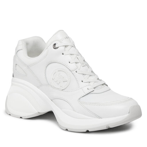 Trainer Zapatos Plateados Michael Kors Kors Blancas Comprar