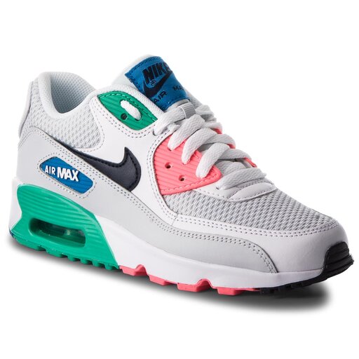 Pantofi Nike Air Max 90 Mesh GS 833418 112 White Obsidian Pure