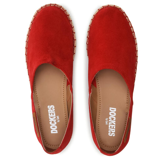 Espadrilles Dockers by Gerli 46PS201 200 700 Rouge chaussures