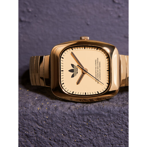 Uhr adidas Originals Retro Wave One AOSY24024 Goldfarben