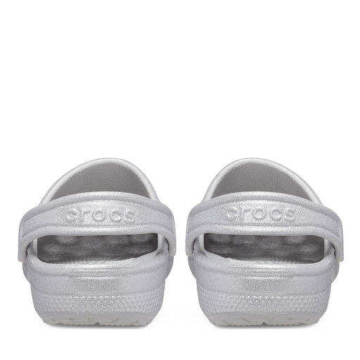 Crocband glitter clog silver new arrivals