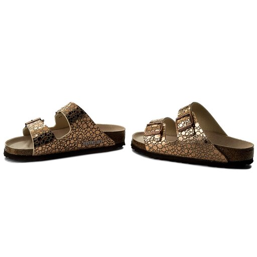 Birkenstock arizona metallic stones copper deals