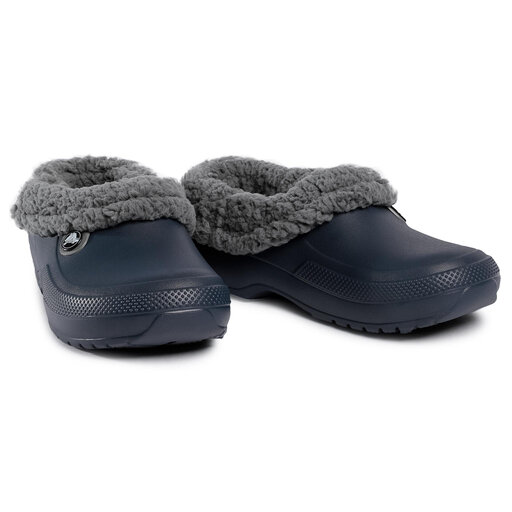 Kapcie Crocs Classic Blitzen III Clog 204563 Navy Slate Grey