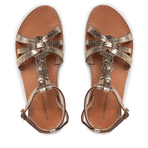 Sandale Les Tropeziennes Hamsuni 43016 Gold epantofi.ro