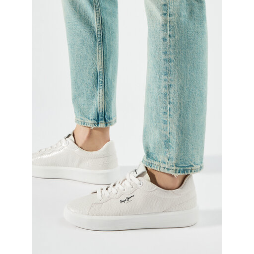 Сникърси Pepe Jeans Dobbie Fenix PLS00007 Бял