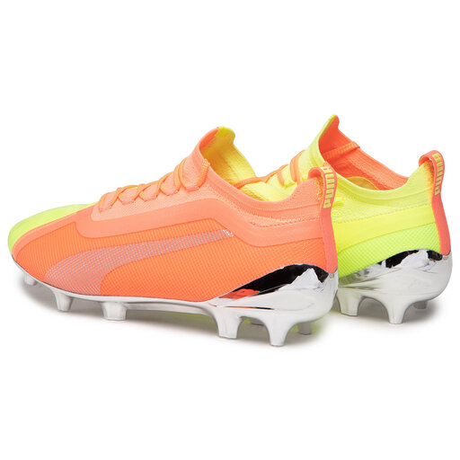 Scarpe Puma One 20.1 Osg Fg Ag 105956 01 Peach Fizzy Yellow Silvwe