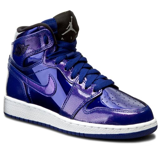 Обувь Nike Air Jordan 1 Retro High Bg 705300 420 Deep Royal  Blue/Black/White • Eobuv.com