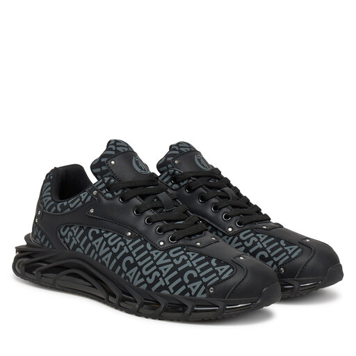 Sneakersy Just Cavalli 78QA3SQ1 ZSC46 Czarny | eobuwie.com.pl