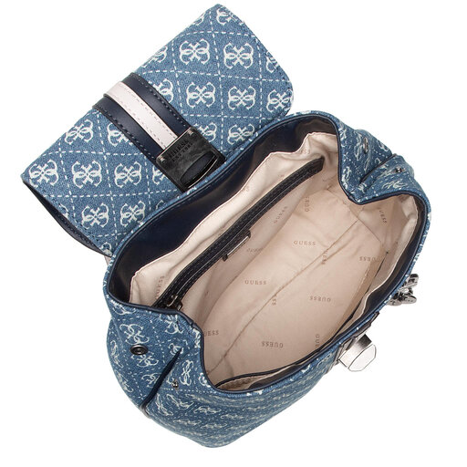Rucksack Guess Kasinta Flap Backpack HWDN84 05310 Dunkelblau eschuhe