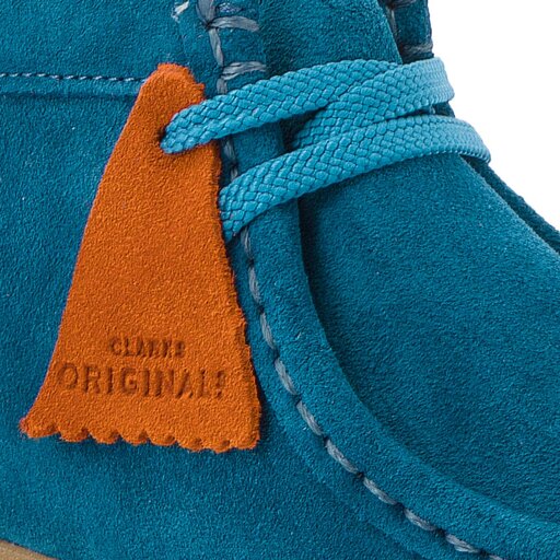 teal wallabees