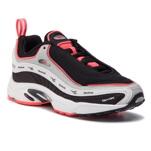 Buty Reebok Daytona Dmx Vector DV3891 Black Grey White Neon Red eobuwie .pl