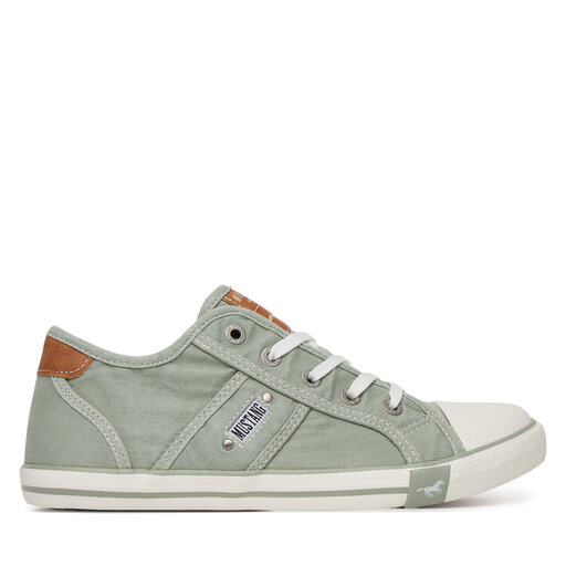 Sneakers aus Stoff Mustang 1099-310 Grün