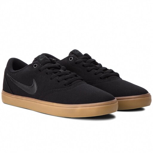 Sneakers Nike Sb Check Solar Cnvs 843896 009 Schwarz eschuhe