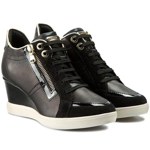 Sneakers Geox D Eleni A D6267A 04322 C9999 Noir chaussures