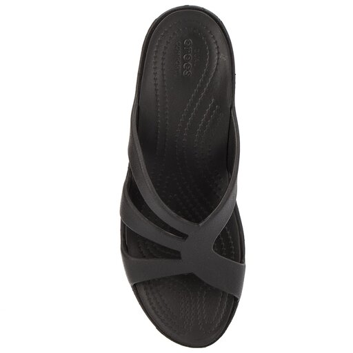 Crocs Sanrah Strappy Wedge 204010 Black evzuttya .ua