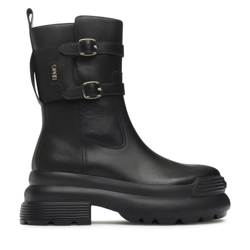 Stivaletti Liu Jo Saldi Stivale Pelle Nero Donna Liu Jo