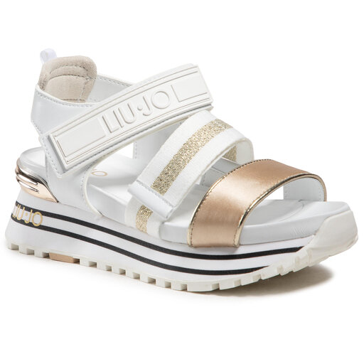 Sandalen Liu Jo Maxi Wonder Sandal 7 BA1073 EX110 WeiB eschuhe
