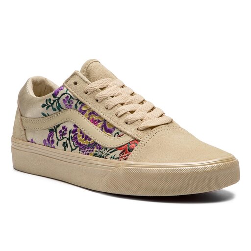 Sneakers aus Stoff Vans Old Skool VN0A38G1UND1 Festival Satin Gold Bla eschuhe
