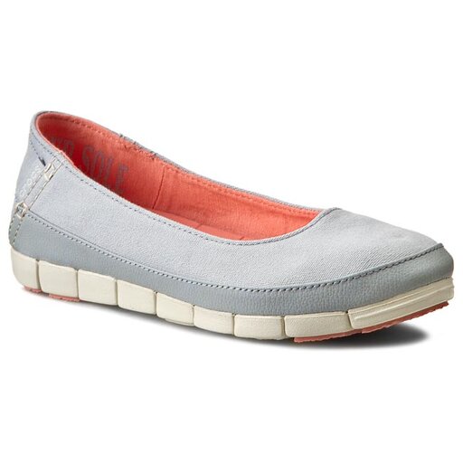 Halbschuhe Crocs Stretch Sole Flat W 15317 Light Grey Stucco de