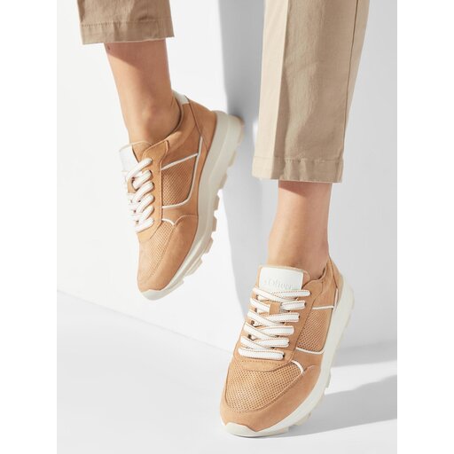 s oliver sneaker camel