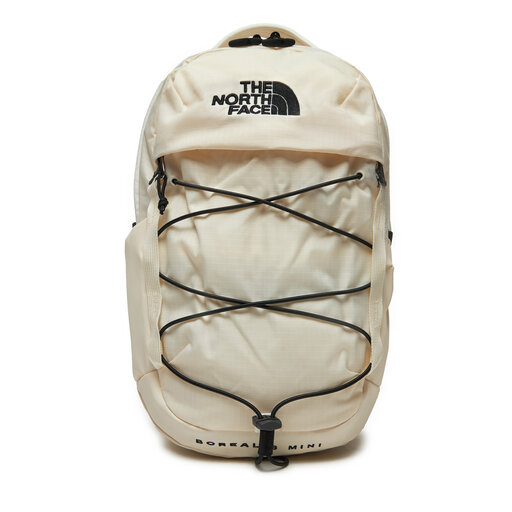 White and rose gold north face backpack 2025