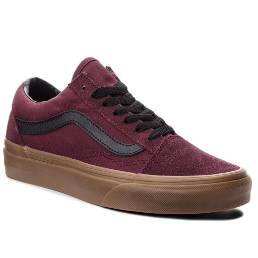 Vans old skool online burgundy gum