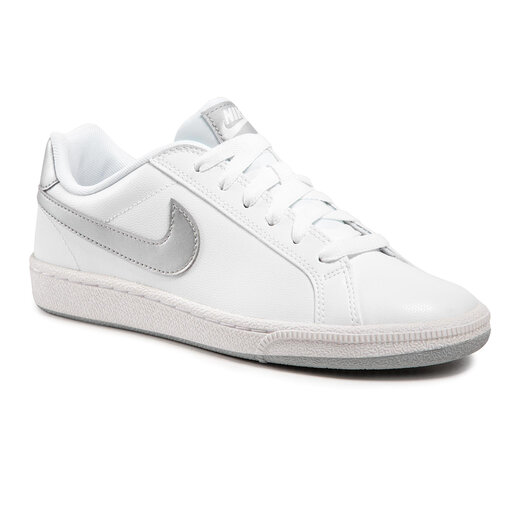 Zapatos Nike Court 454256 White/Metallic Silver/White • Www.zapatos.es