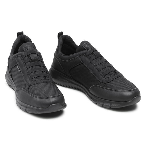 Sneakers Geox U Monreale C U15BVC 01106 C9999 Black • Www.chaussures.fr
