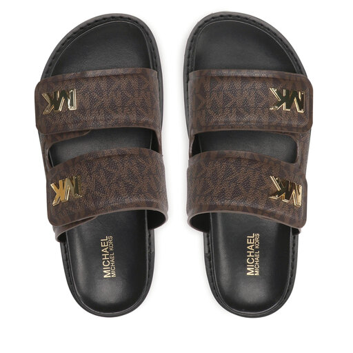 Chanclas MICHAEL Michael Kors Stark Slide 40F1BAFA1B Marrón | zapatos.es