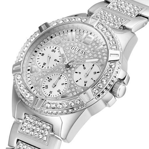 Guess lady frontier watch store silver