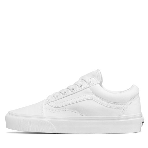 Womens old skool white vans top