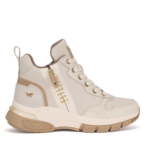 Bottines blanches mustang deals