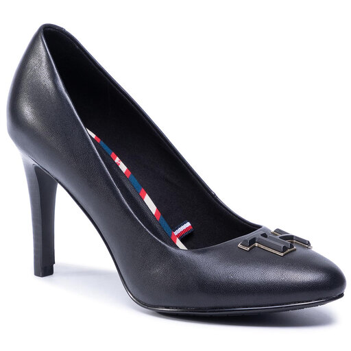 Scarpe stiletto Tommy Hilfiger Essential Leather Pump FW0FW04424 ...