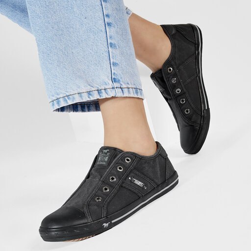 Mustang Stoff Sneaker Damen Mustang Freizeitschuhe Mustang Damen