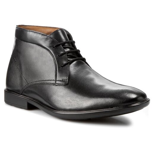 Botines Clarks Gosworth Hi 261109407 Black Leather zapatos.es