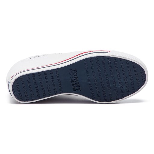 Sneakers Tommy Jeans Wedge Casual Sneaker EN0EN00543 White 100