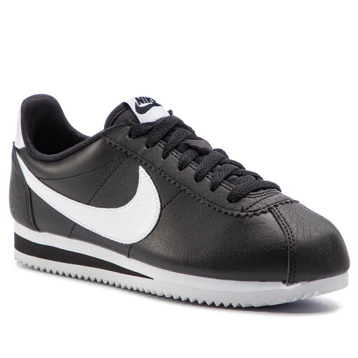 Nike Cortez Leather 807471 016 Black/White/Black • Www.zapatos.es