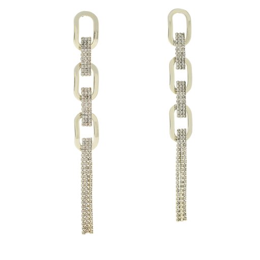 Orecchini Luv AJ - Zipper Hoops HOL22-E-ZH-G Golden - Orecchini